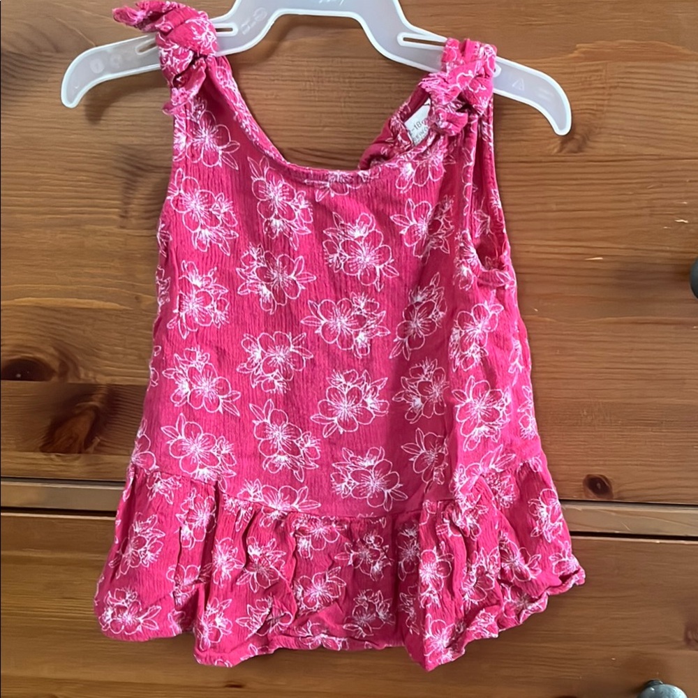Floral Pink Kids Top